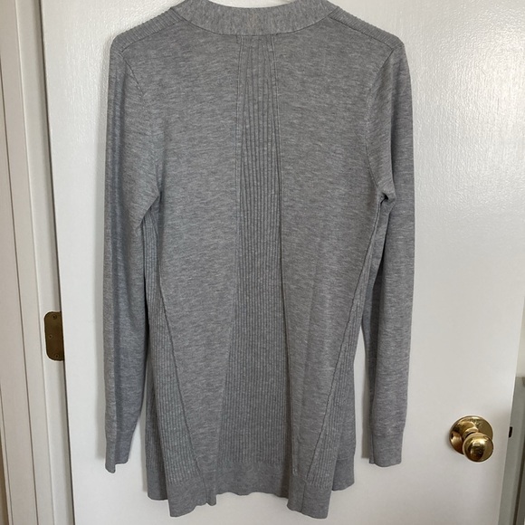 Love Ellie Samantha Rib Gray Cardigan. Size, S - Picture 2 of 8